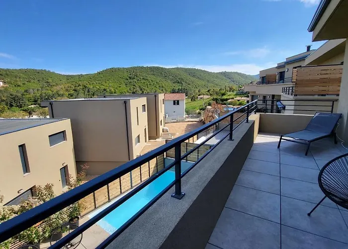 4 Piscine Privée à 400m De La Dans Résidence Neuve Conca