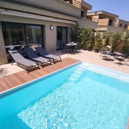 Moderne De Standing Avec Piscine Privee A 400m De La - 4 * Conca