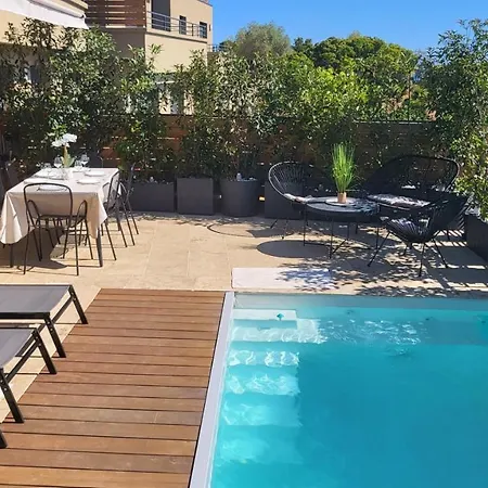 Moderne De Standing Avec Piscine Privee A 400m De La - 4 * Conca
