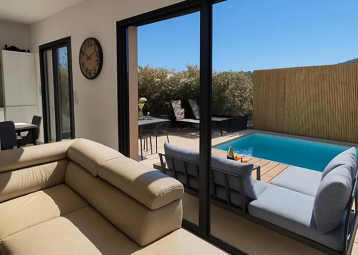 Moderne De Standing Avec Piscine Privee A 400m De La - 4 * Conca